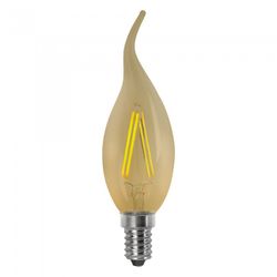 BOMBILLA LED FILAMENTO VINTAGE VELA FLAM.E14 4W.