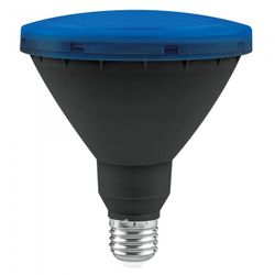 BOMBILLA LED PAR 38 IP65 E27 15W.AZUL