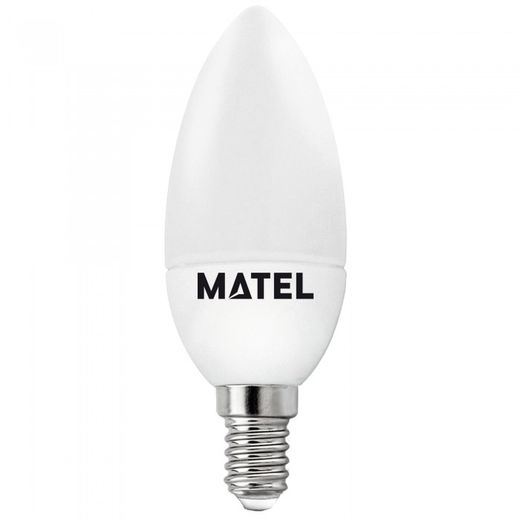 BOMBILLA LED VELA E14 7W.CALIDA