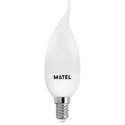 BOMBILLA LED VELA FLAMA 3 INTENSID.E14 5W.CA