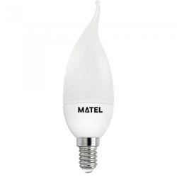 BOMBILLA LED VELA FLAMA 3 INTENSID.E14 5W.FR