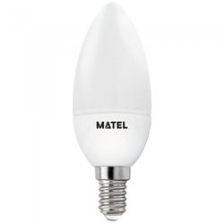 BOMBILLA LED VELA REGULABLE E14 7W.NEUTRA