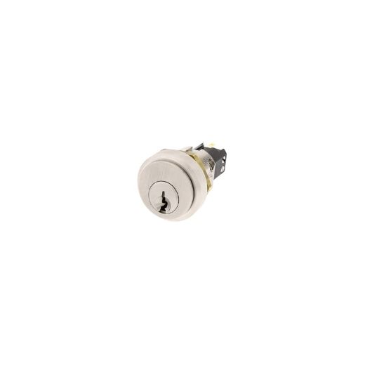 Cilindro td5 tesa camlock eléctrico m23, 1 micro+retorno, leva r, acabado en níquel. 3 llaves. Solo disponible para amaestramientos.