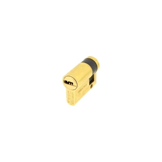 Cilindro t60 tesa perfil euro medio de 45x10, leva r15, acabado latón. 5 llaves.