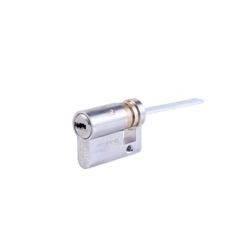 Cilindro td60 tesa perfil euro medio regulable de 30x10, leva r15, acabado níquel. 3 llaves. Solo disponible para amaestramientos.