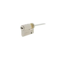 Cilindro tx80 tesa perfil euro medio regulable de 30x10, acabado níquel. 5 llaves.