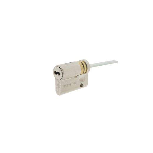 Cilindro tx80 tesa perfil euro medio regulable de 30x10, acabado níquel. 5 llaves.