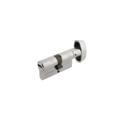 Cilindro td60 tesa perfil euro botón de 35bx35, leva r15, acabado níquel. 3 llaves. Solo disponible para amaestramientos.