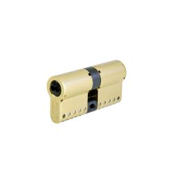 Cilindro tk100 tesa perfil euro doble de 40x80, leva r15, acabado latón. 5 llaves.