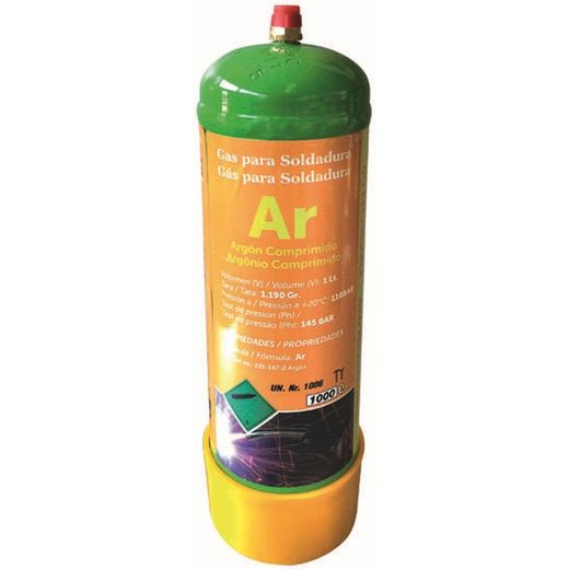 BOMBONA ARGON NO RECARGABLE PARA SOLDAR ALUMINIO