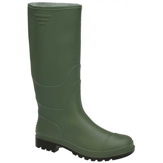 BOTA PVC CAÑA ALTA COLOR: VERDE-NEGRO T-42