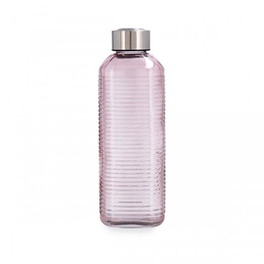 BOTELLA 1L C/T ROSCA INOX ROSA VELVET QD