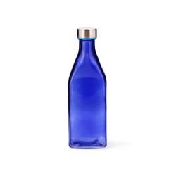 BOTELLA CUAD 1L AZUL REFLEX HABITAT QD