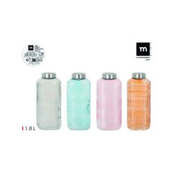 BOTELLA VIDRIO PINTADA 1,8 L. SURTIDO