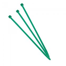 BRIDA NYLON VERDE 4,5X200 MM. (100 UN.)