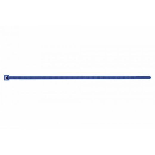 BRIDAS DE NYLON COLORES BRIDAS DE NYLON DENTADAS AZUL 2.5x100 (100U)