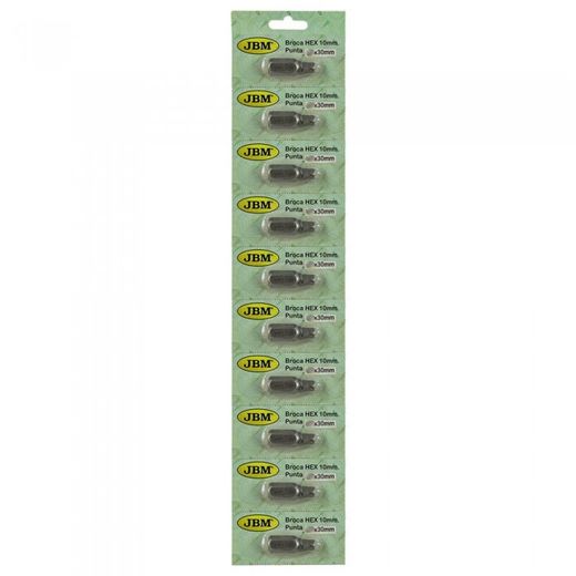 BROCA HEXAGONAL DE 10X30MM, PUNTA 7MM