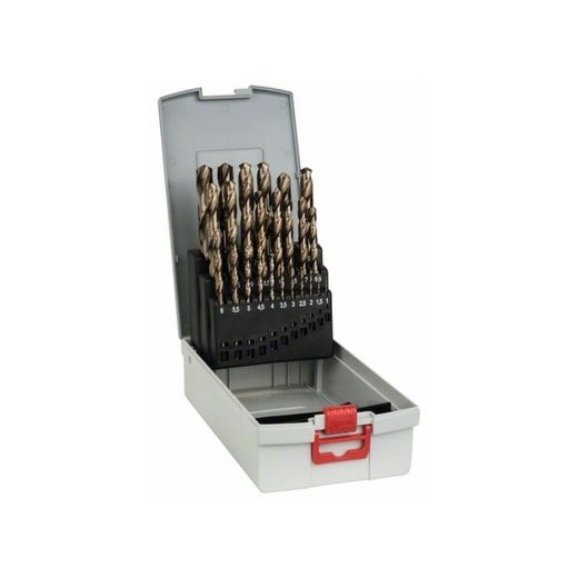 BROCA HSS-CO DIN338:ROSEBOX SET 25 UDS:1-13