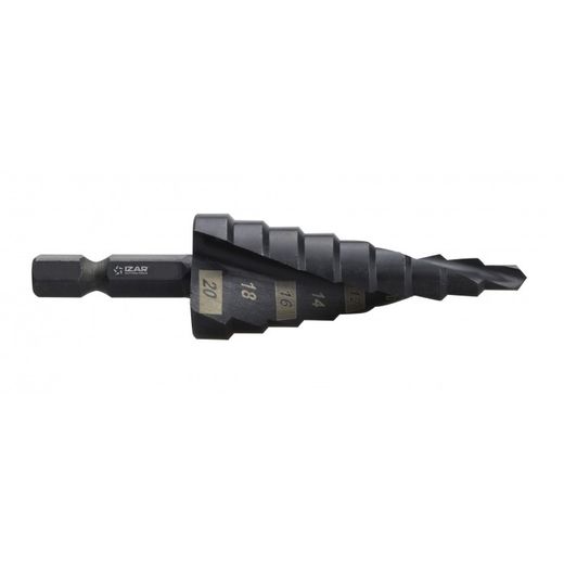 BROCA HSS CO ESCALONADA ESPIRAL DIN E6.3 - 1622 06,0X30,0