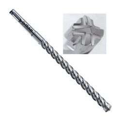BROCA SDS PLUS ZENTRO4 HORMIGON REFORZADO-1891-6X265 MM