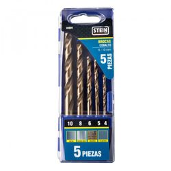 BROCA STEIN COBALTO 4 A 10 MM. 5 PCS.