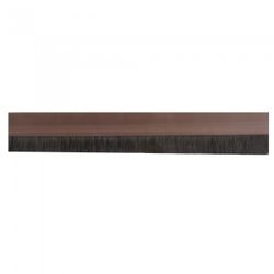BURLETE ADHESIVO PVC CEPILLO 1MX45MM MARRON