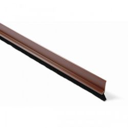 BURLETE BAJO PUERTA 82 CM PELO 13MM ADHESIVO MARRON