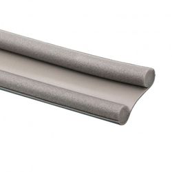 BURLETE BAJO PUERTA ROLLO 1MX25MM GRIS