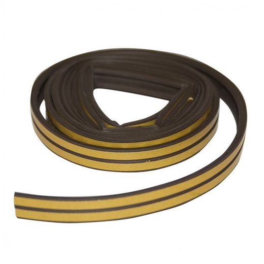 BURLETE CAUCHO TIPO E 9 MM X 6 M. MARRON