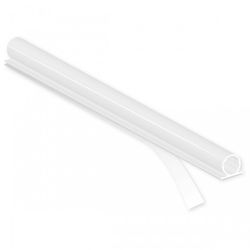 BURLETE SILICONA PUERT Y VENT.ADHESIVO9X 1-7MMX6 M BLANCO