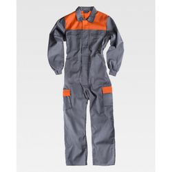 BUZO REF.C4502 GRIS+NARANJA T-64