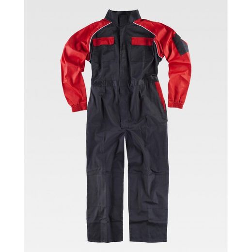 BUZO REF.C4503 NEGRO+ROJO T-56