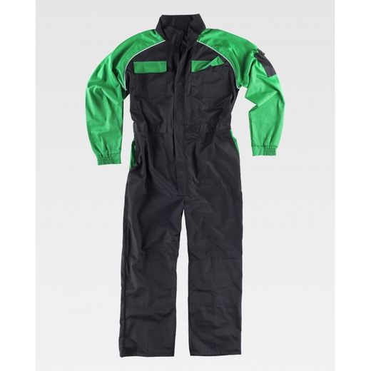 BUZO REF.C4503 NEGRO+VERDE PISTACHO T-54