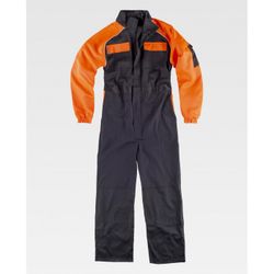 BUZO REF.C4505 NEGRO+NARANJA A.V. T-66
