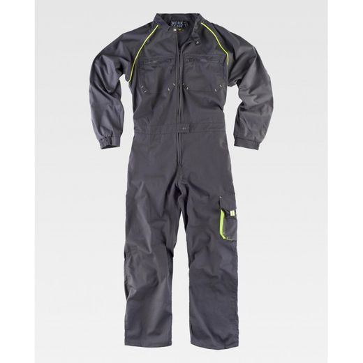 BUZO REF.WF1642 GRIS+AMARILLO A.V. T-62/64
