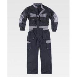 BUZO REF.WF2620 NEGRO+GRIS T-L