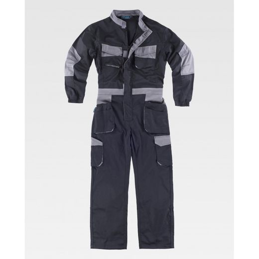 BUZO REF.WF2620 NEGRO+GRIS T-XL