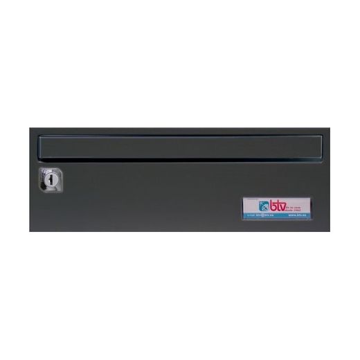 BUZON BARAJAS NEGRO 345X250X124 G2