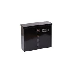 BUZON CHANCE NEGRO, ACERO