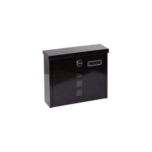 BUZON CHANCE NEGRO, ACERO