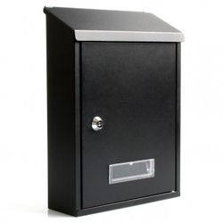 BUZON METALICO 30X22X7 CM. NEGRO