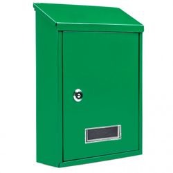 BUZON METALICO 30X22X7 CM. VERDE