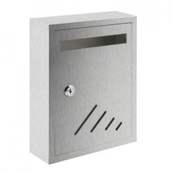 BUZON METALICO INTERIOR 27X20 INOX