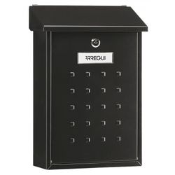 BUZON PREMIUM NEGRO, ACERO