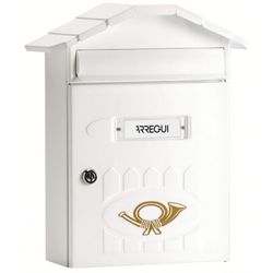BUZON VILLA ACERO BLANCO