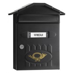 BUZON VILLA NEGRO ACERO