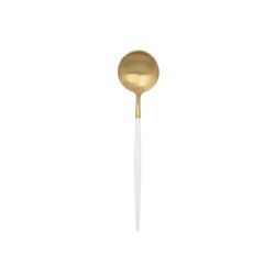 C12 CUCHARA MESA BICOLOR ORO-BLANCO GIO
