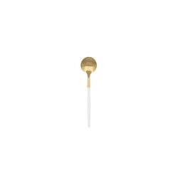 C12 CUCHARILLA CAFE BICOLOR ORO-BLANCO G