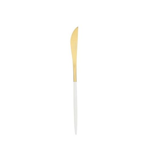 C12 CUCHILLO MESA BICOLOR ORO-BLANCO GIO