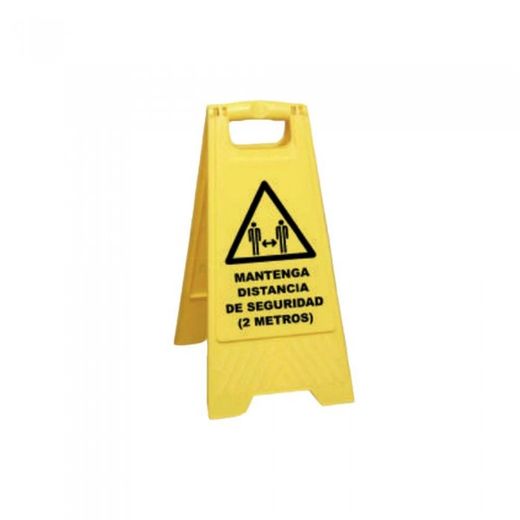 CABALLETE DE ADVERTENCIA - DISTANCIA DE SEGURIDAD